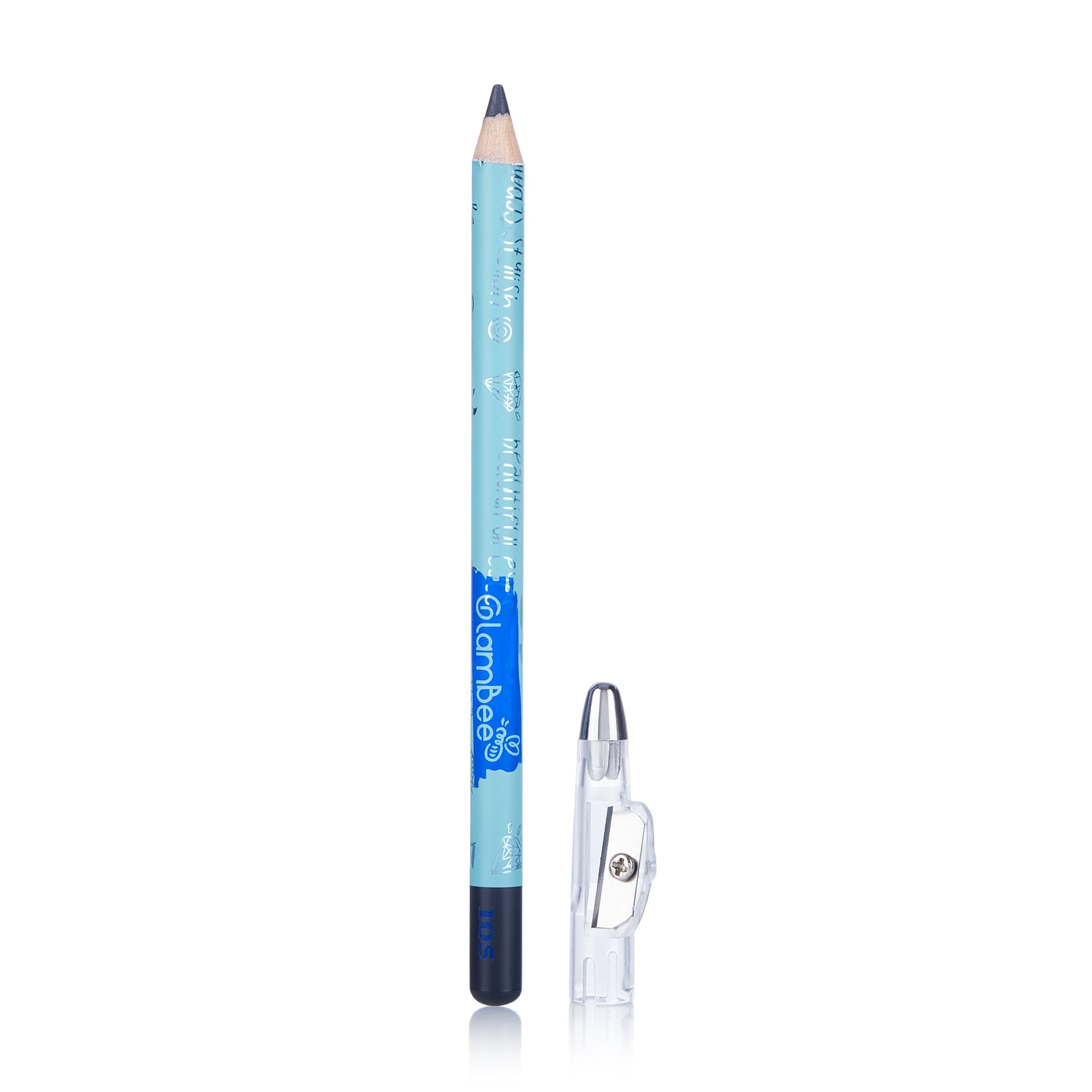 Олівець для очей GlamBee Eye Pencil 105 Сірий, 1.3 г